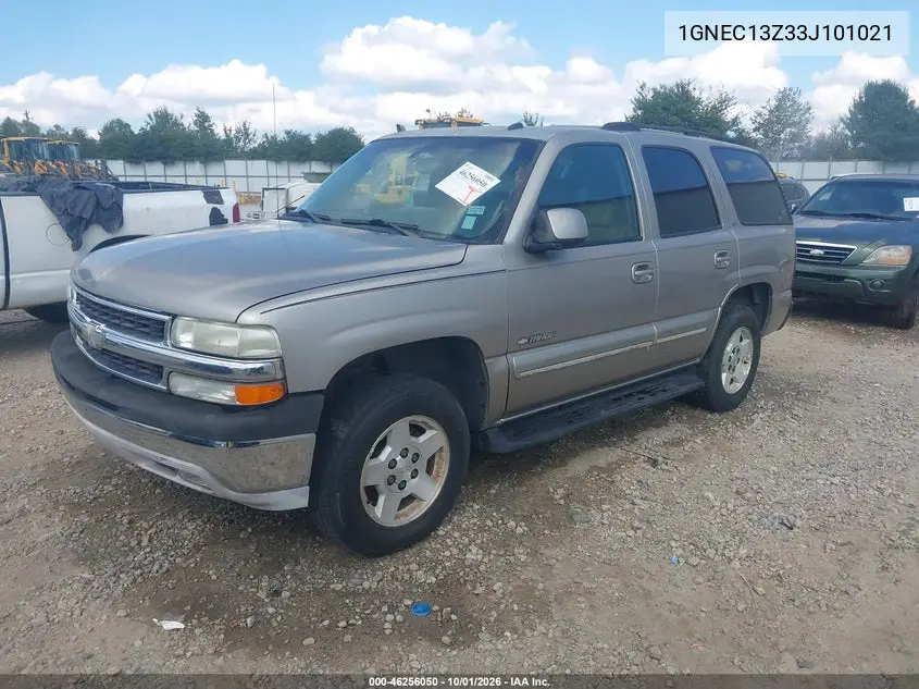 2003 CHEVROLET TAHOE VIN 1GNEC13Z33J101021 — фото 2