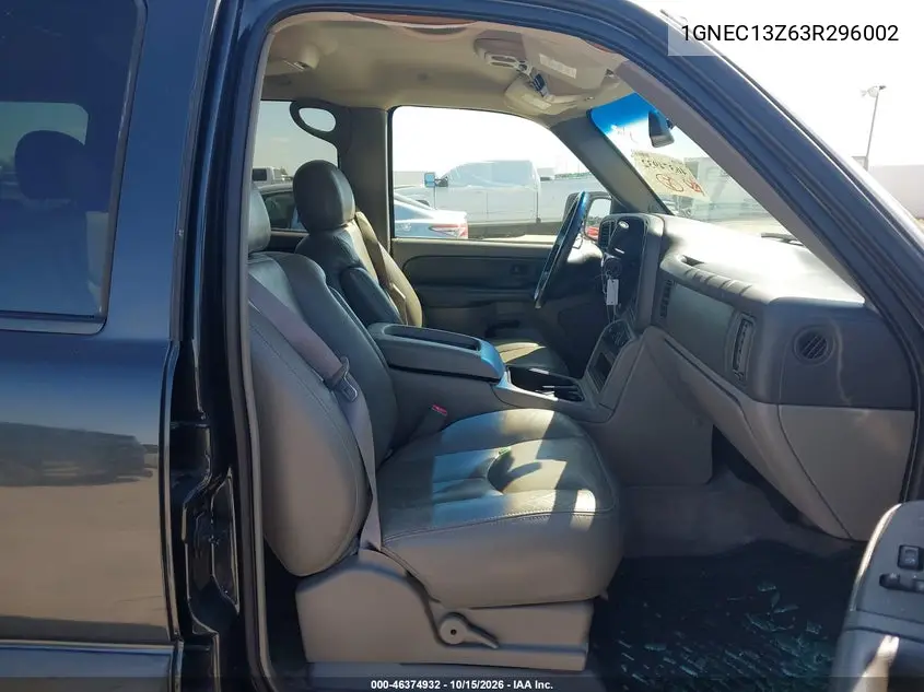 2003 CHEVROLET TAHOE VIN 1GNEC13Z63R296002 — фото 5