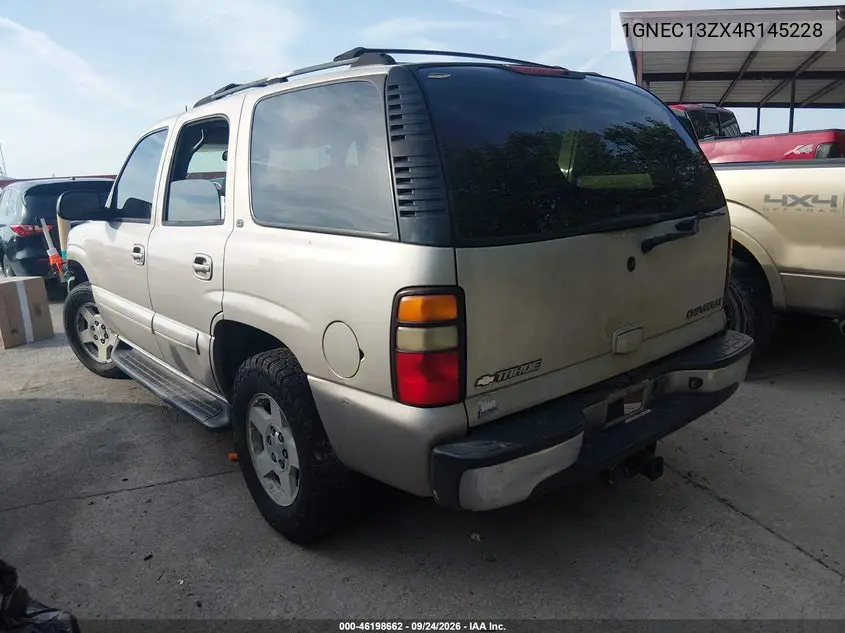 2004 CHEVROLET TAHOE VIN 1GNEC13ZX4R145228 — фото 3