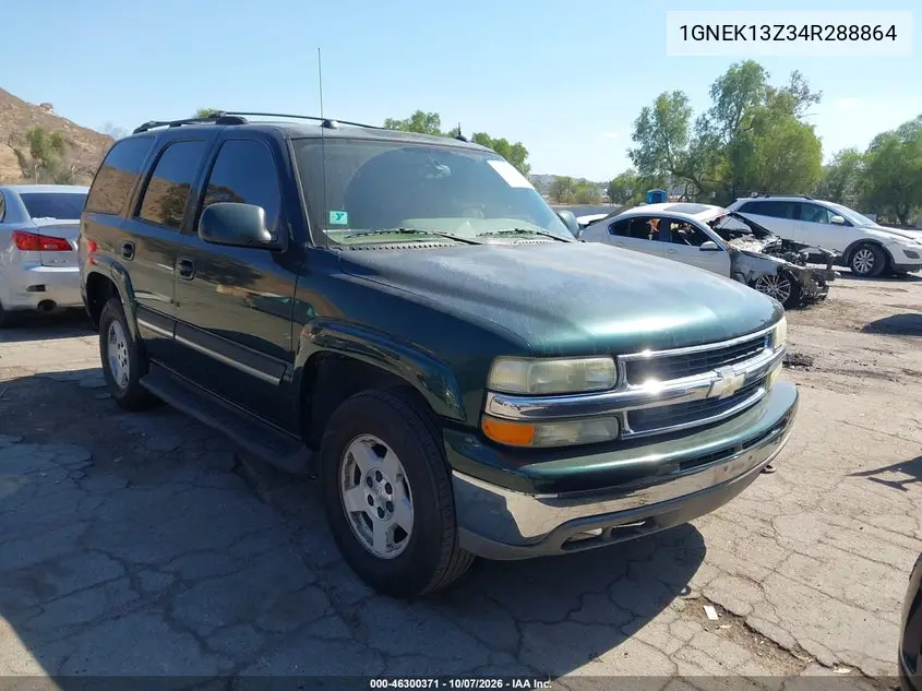 CHEVROLET TAHOE 2004, VIN 1GNEK13Z34R288864