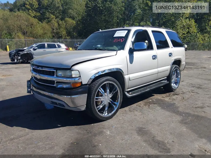 2004 CHEVROLET TAHOE VIN 1GNEC13Z34R143191 — фото 2