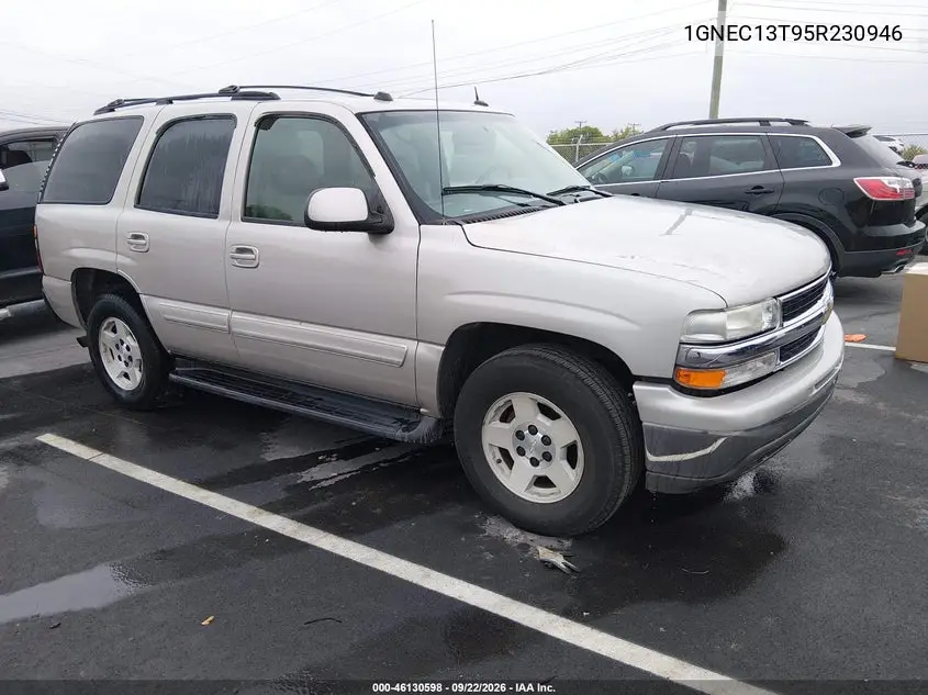 CHEVROLET TAHOE 2005, VIN 1GNEC13T95R230946