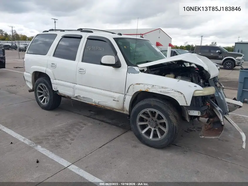 CHEVROLET TAHOE 2005, VIN 1GNEK13T85J183846