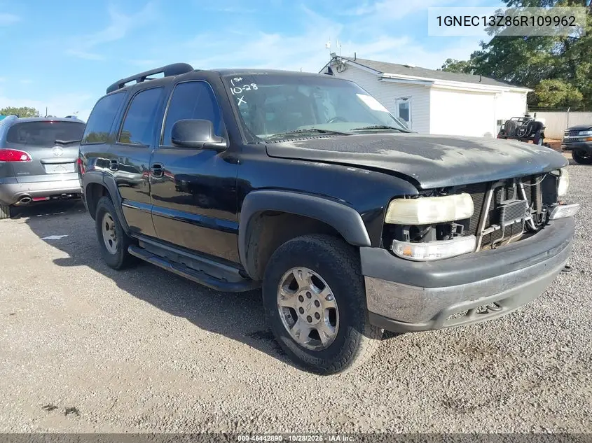 CHEVROLET TAHOE 2006, VIN 1GNEC13Z86R109962