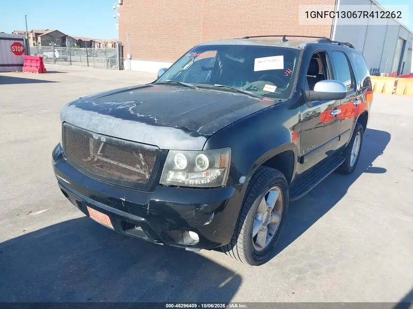 2007 CHEVROLET TAHOE VIN 1GNFC13067R412262 — фото 2
