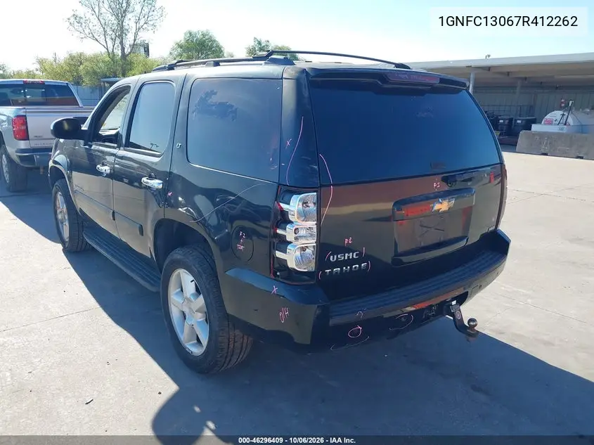 2007 CHEVROLET TAHOE VIN 1GNFC13067R412262 — фото 3
