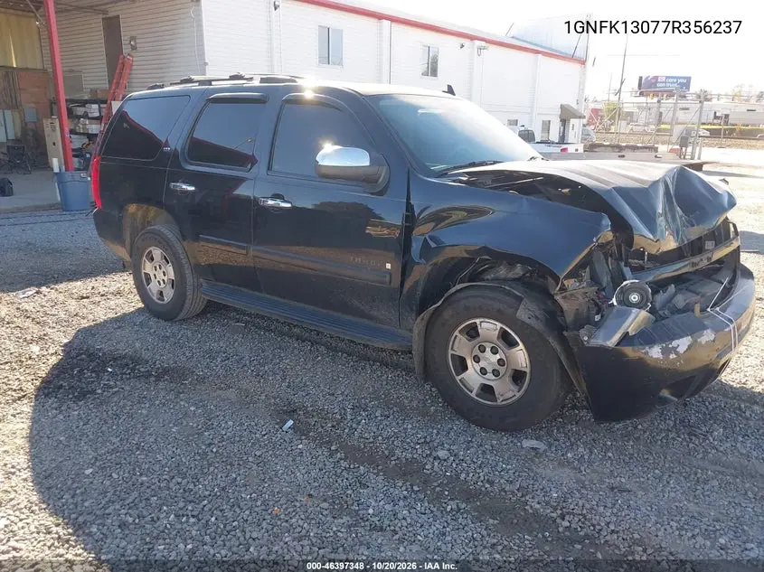 CHEVROLET TAHOE 2007, VIN 1GNFK13077R356237