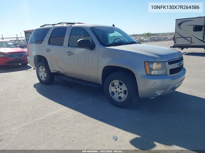 CHEVROLET TAHOE 2007, VIN 1GNFK130X7R264586