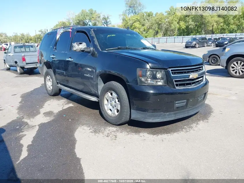 CHEVROLET TAHOE 2008, VIN 1GNFK13098J140082
