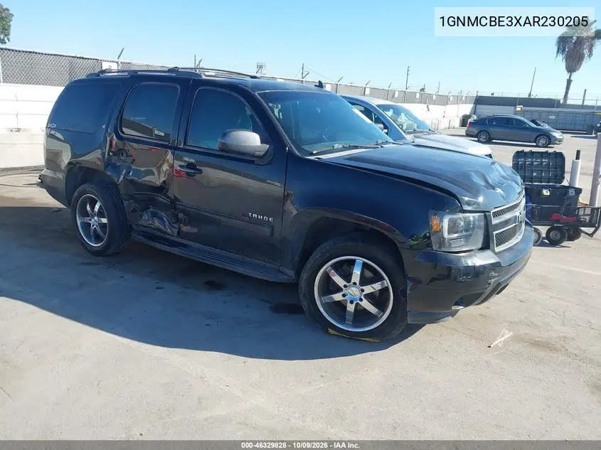 CHEVROLET TAHOE 2010, VIN 1GNMCBE3XAR230205