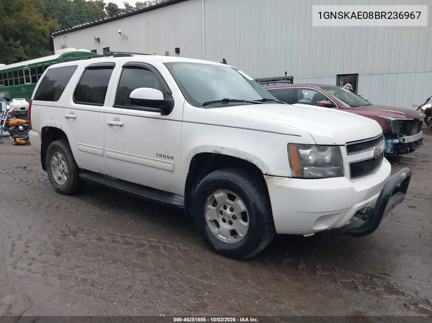CHEVROLET TAHOE 2011, VIN 1GNSKAE08BR236967