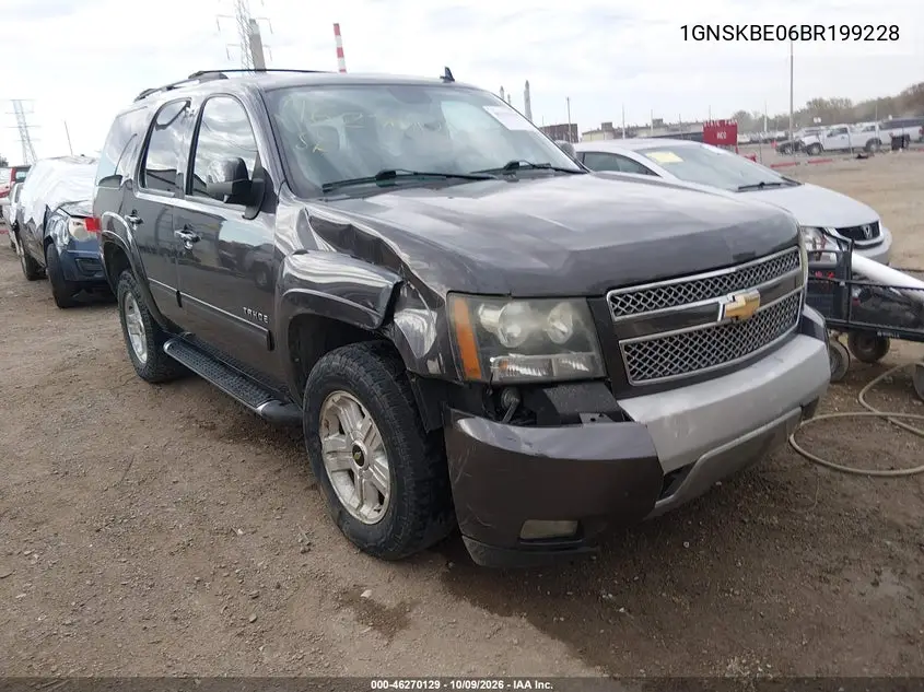 CHEVROLET TAHOE 2011, VIN 1GNSKBE06BR199228