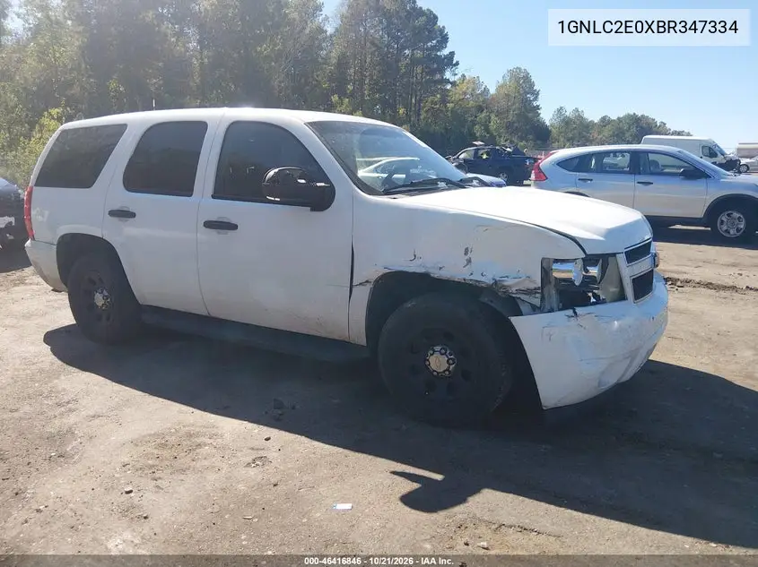 CHEVROLET TAHOE 2011, VIN 1GNLC2E0XBR347334
