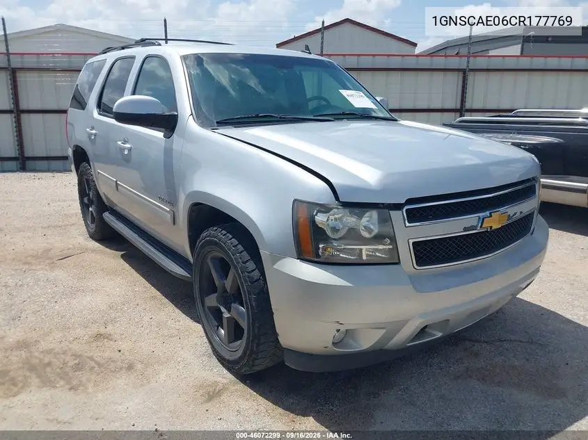 CHEVROLET TAHOE 2012, VIN 1GNSCAE06CR177769