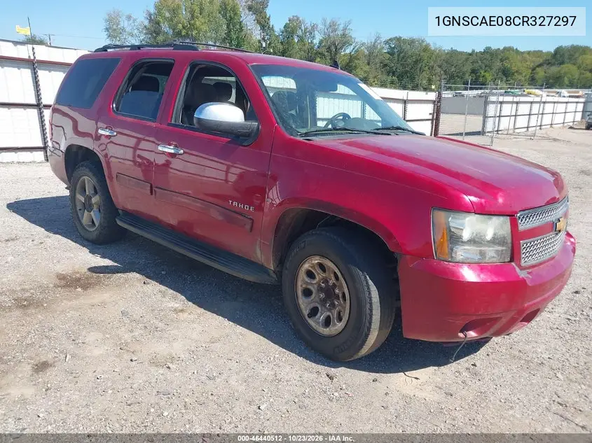 CHEVROLET TAHOE 2012, VIN 1GNSCAE08CR327297