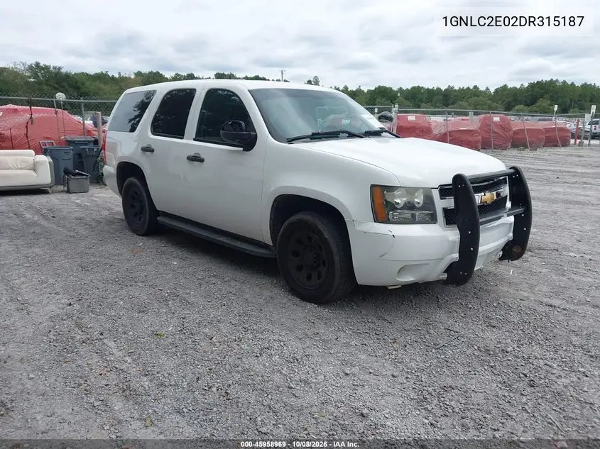 CHEVROLET TAHOE 2013, VIN 1GNLC2E02DR315187