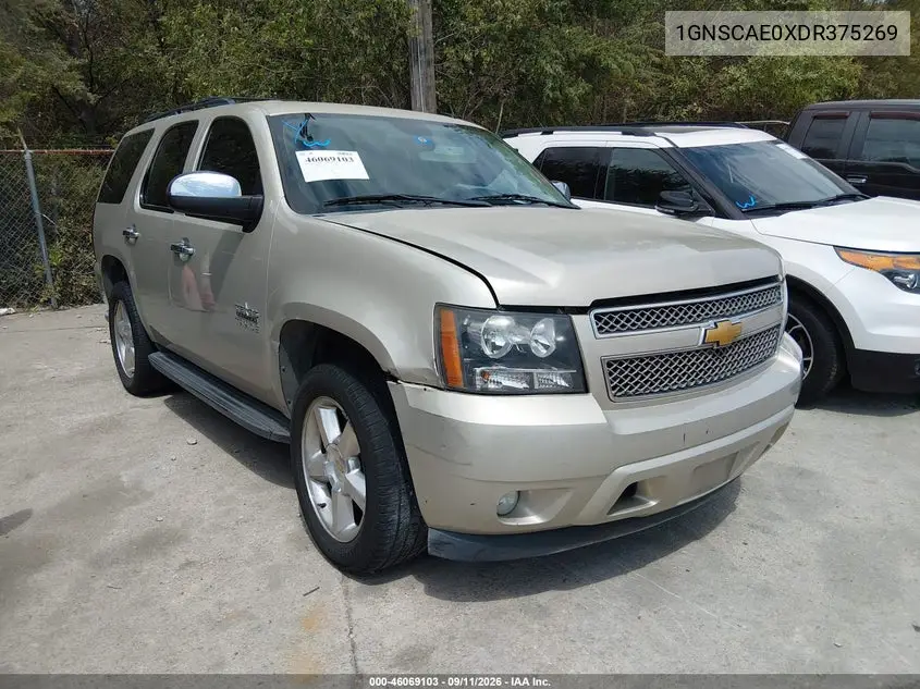 CHEVROLET TAHOE 2013, VIN 1GNSCAE0XDR375269