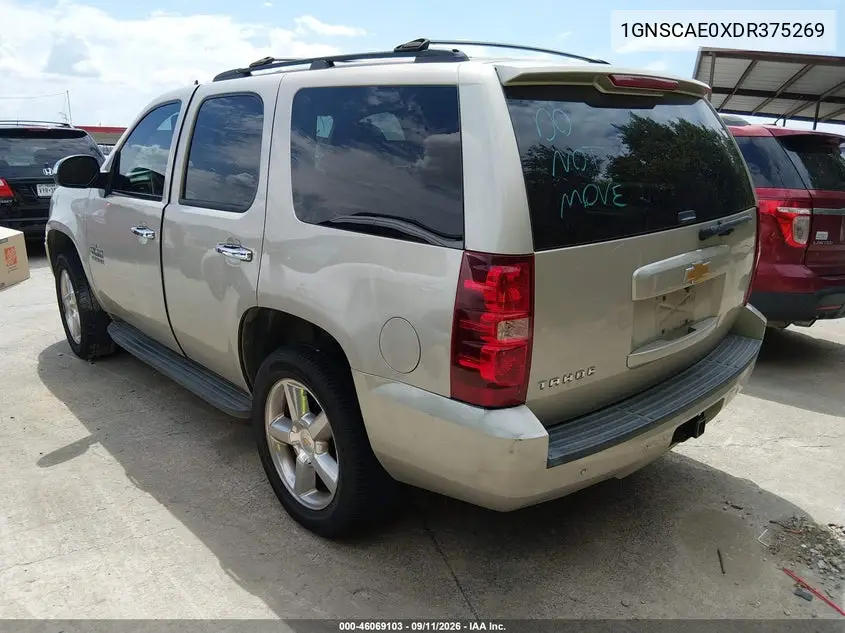 2013 CHEVROLET TAHOE VIN 1GNSCAE0XDR375269 — фото 3