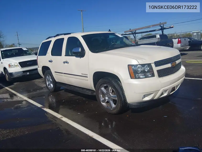 CHEVROLET TAHOE 2013, VIN 1GNSKCE06DR173222