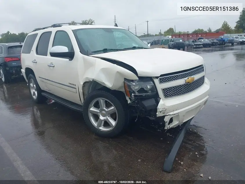 CHEVROLET TAHOE 2014, VIN 1GNSCCE05ER151386