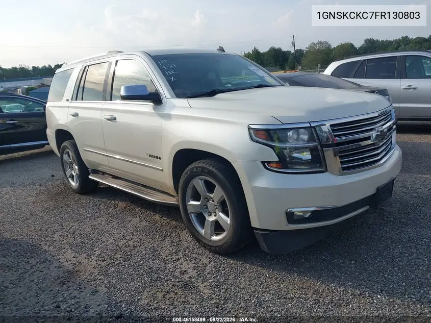CHEVROLET TAHOE 2015, VIN 1GNSKCKC7FR130803