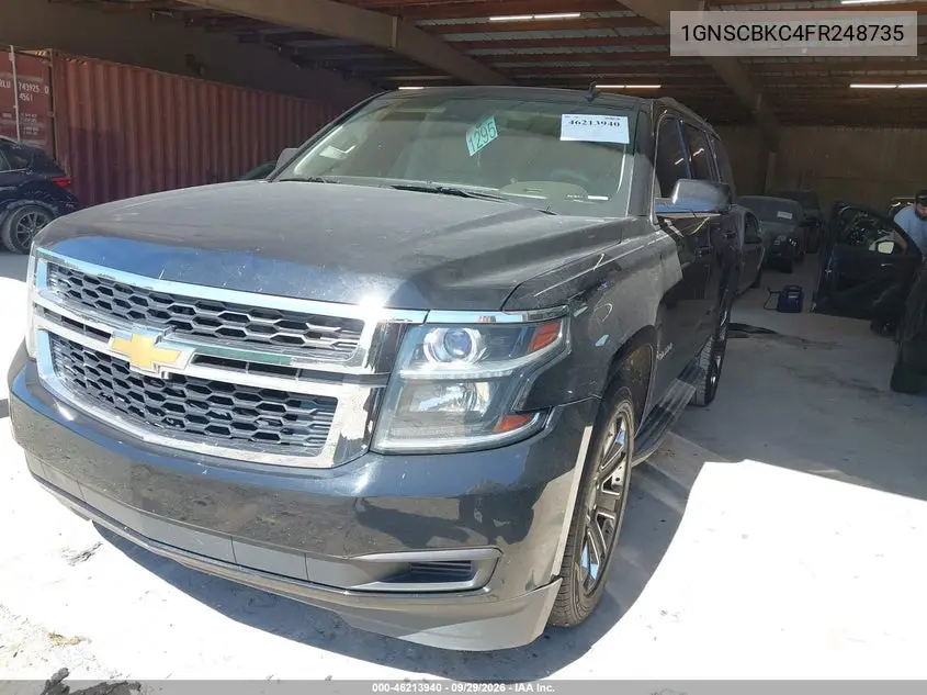 2015 CHEVROLET TAHOE VIN 1GNSCBKC4FR248735 — фото 2