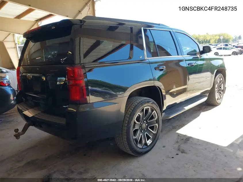 2015 CHEVROLET TAHOE VIN 1GNSCBKC4FR248735 — фото 4