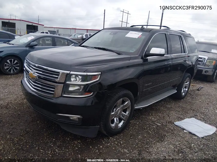 2015 CHEVROLET TAHOE VIN 1GNSCCKC3FR290075 — фото 2