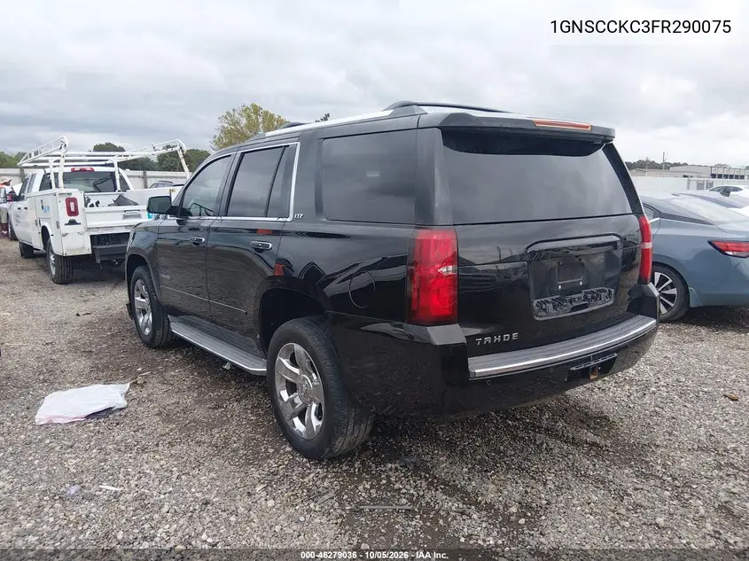 2015 CHEVROLET TAHOE VIN 1GNSCCKC3FR290075 — фото 3