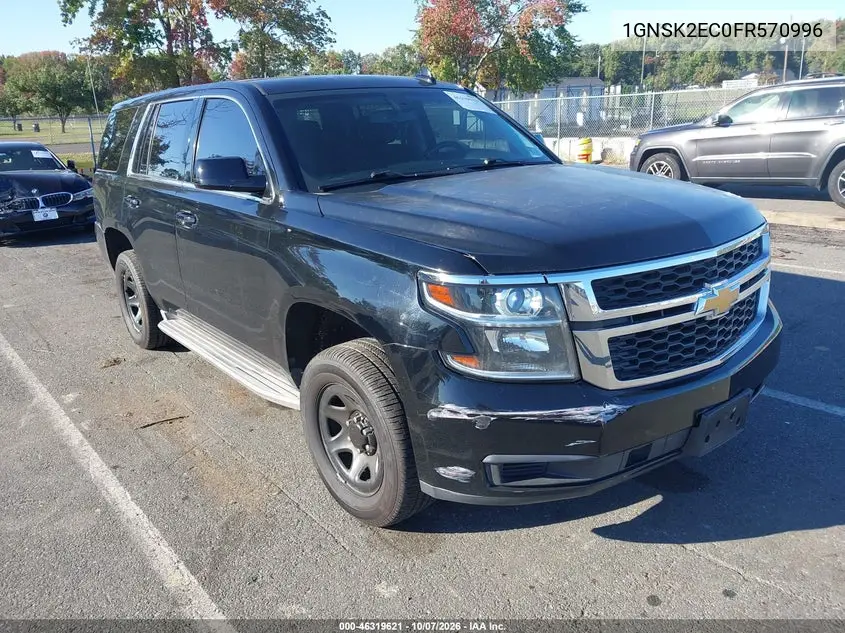 CHEVROLET TAHOE 2015, VIN 1GNSK2EC0FR570996