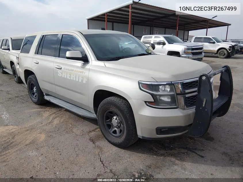 CHEVROLET TAHOE 2015, VIN 1GNLC2EC3FR267499