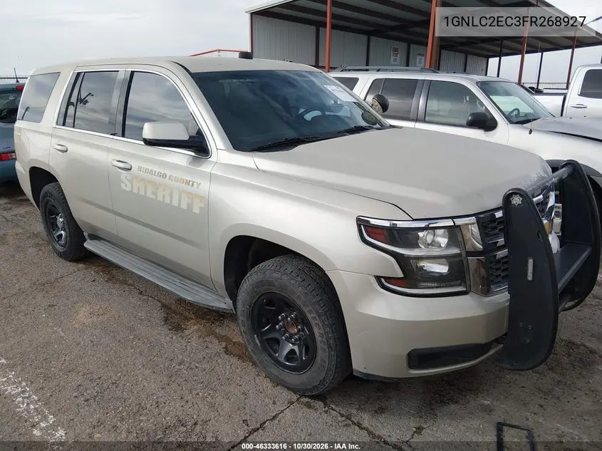 CHEVROLET TAHOE 2015, VIN 1GNLC2EC3FR268927