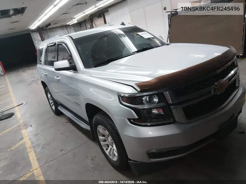 CHEVROLET TAHOE 2015, VIN 1GNSKBKC4FR245496