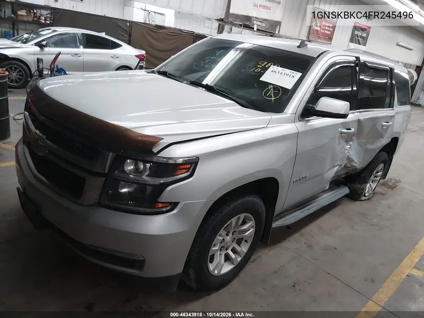 2015 CHEVROLET TAHOE VIN 1GNSKBKC4FR245496 — фото 2
