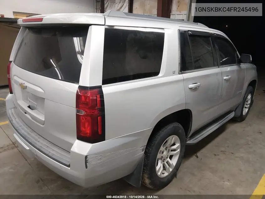 2015 CHEVROLET TAHOE VIN 1GNSKBKC4FR245496 — фото 4