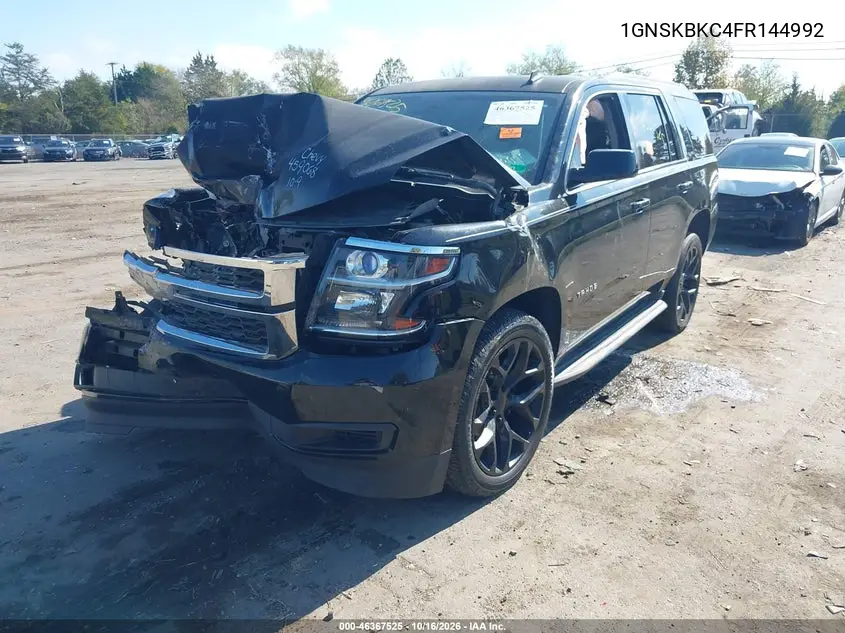 2015 CHEVROLET TAHOE VIN 1GNSKBKC4FR144992 — фото 2