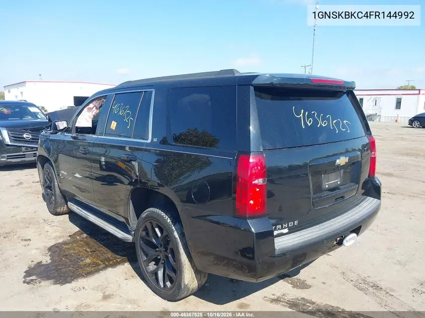 2015 CHEVROLET TAHOE VIN 1GNSKBKC4FR144992 — фото 3