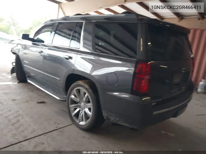 2016 CHEVROLET TAHOE VIN 1GNSKCKC2GR466411 — фото 3