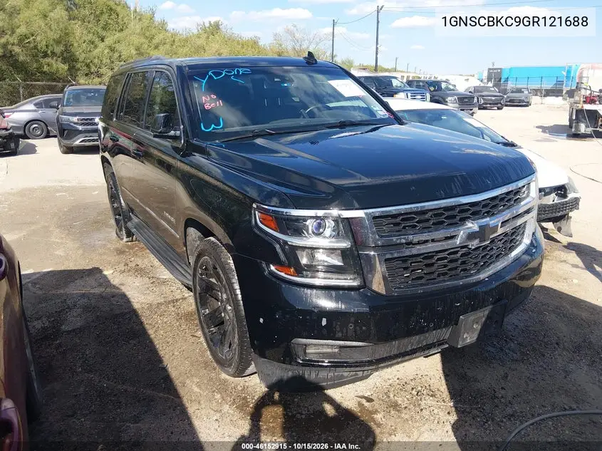 CHEVROLET TAHOE 2016, VIN 1GNSCBKC9GR121688