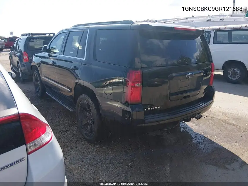 2016 CHEVROLET TAHOE VIN 1GNSCBKC9GR121688 — фото 3