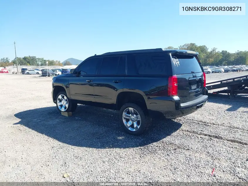 2016 CHEVROLET TAHOE VIN 1GNSKBKC9GR308271 — фото 3