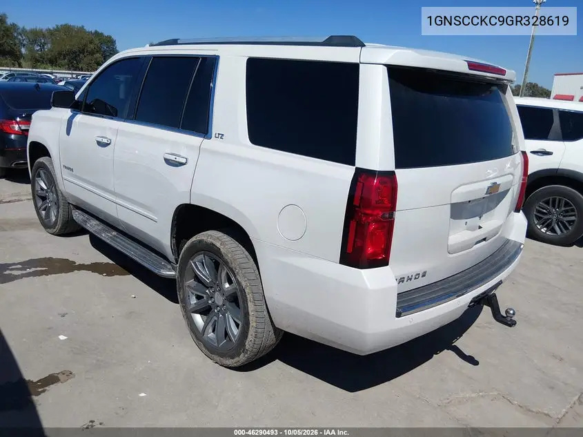 2016 CHEVROLET TAHOE VIN 1GNSCCKC9GR328619 — фото 3