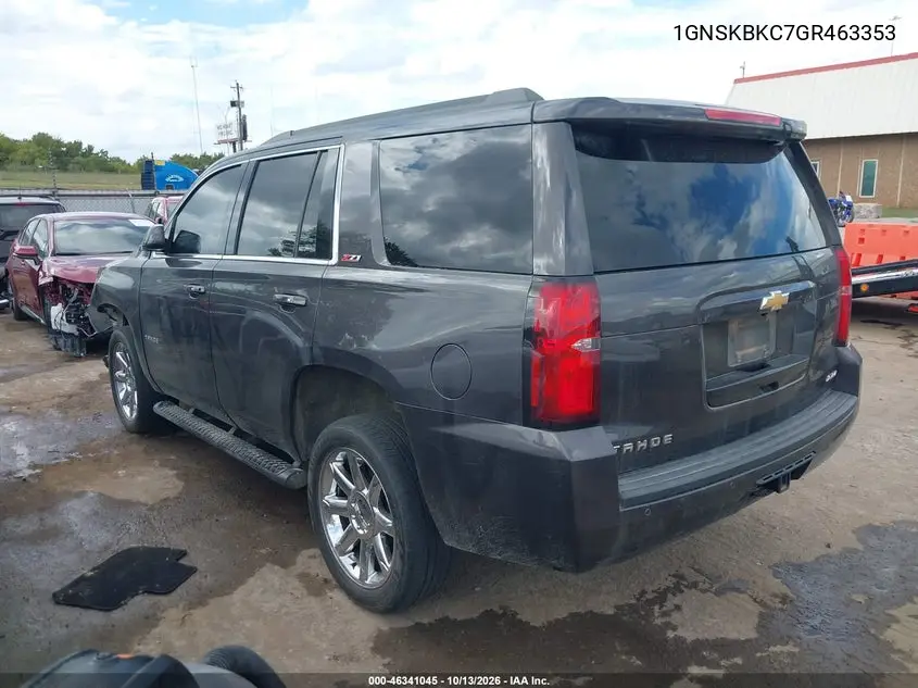 2016 CHEVROLET TAHOE VIN 1GNSKBKC7GR463353 — фото 3