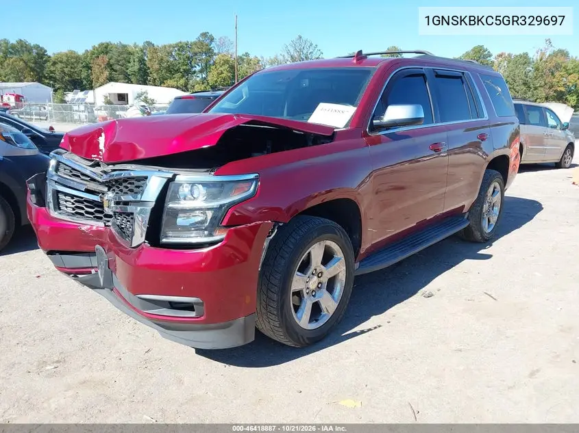 2016 CHEVROLET TAHOE VIN 1GNSKBKC5GR329697 — фото 2