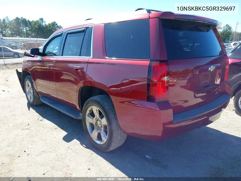 2016 CHEVROLET TAHOE VIN 1GNSKBKC5GR329697 — фото 3