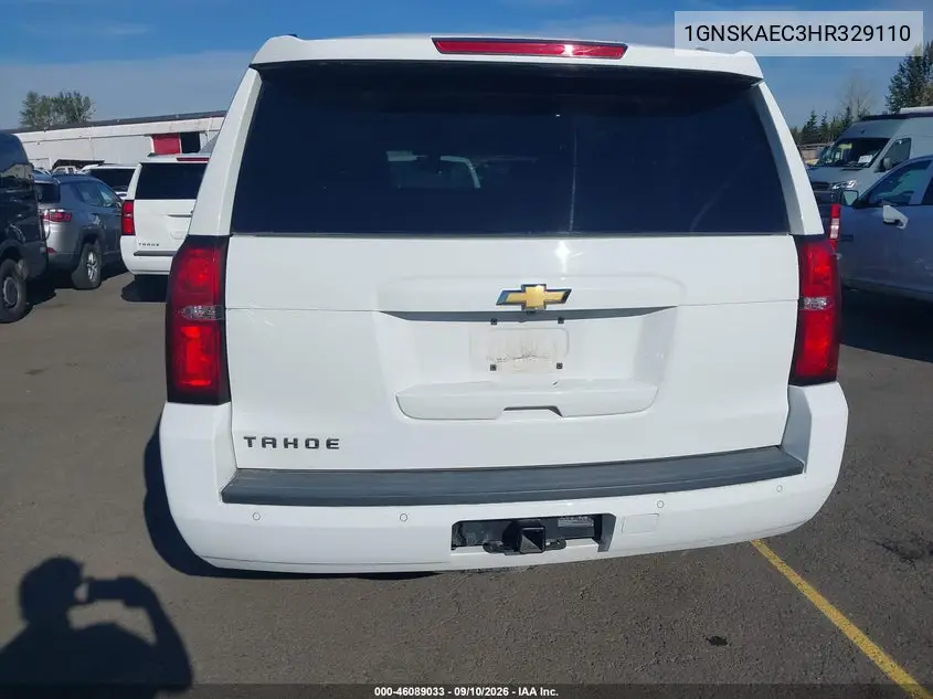 2017 CHEVROLET TAHOE VIN 1GNSKAEC3HR329110 — фото 16