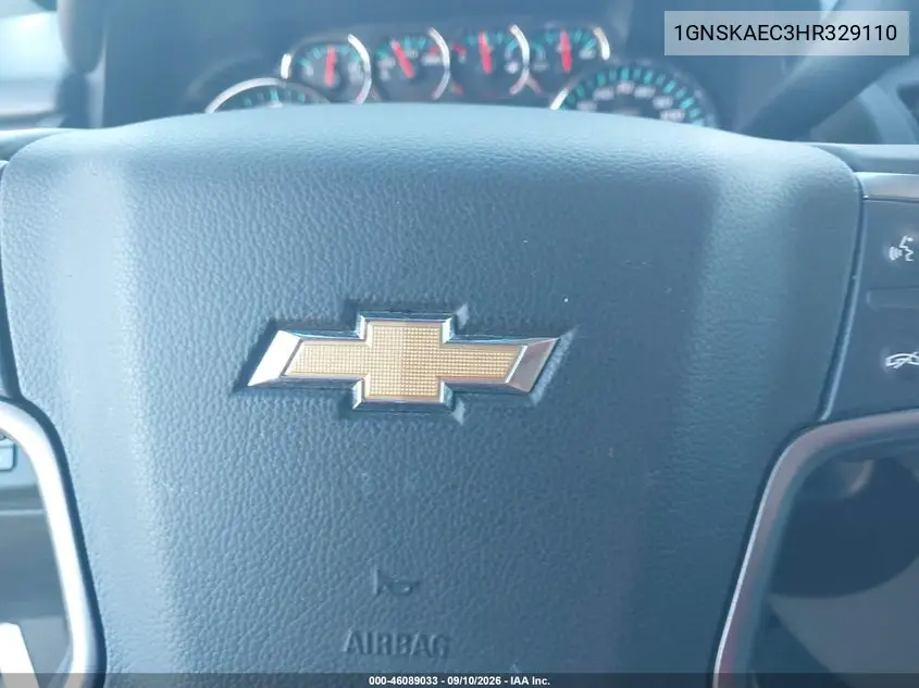 2017 CHEVROLET TAHOE VIN 1GNSKAEC3HR329110 — фото 6