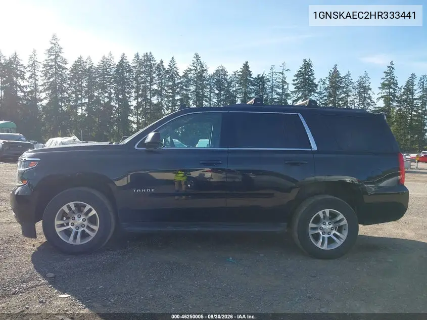 2017 CHEVROLET TAHOE VIN 1GNSKAEC2HR333441 — фото 14