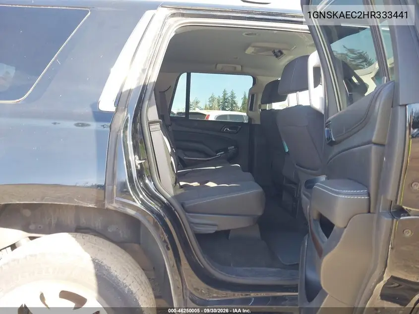 2017 CHEVROLET TAHOE VIN 1GNSKAEC2HR333441 — фото 8