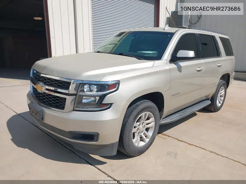 2017 CHEVROLET TAHOE VIN 1GNSCAEC9HR273686 — фото 2
